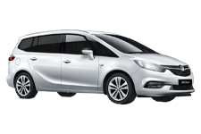 Car Hire Carlisle - Vauxhall Zafira 7-Seater - Minibus hire Carlisle